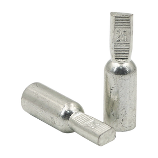 C45空开接线端子断路器铜接头DTD插针插片鸭嘴舌线耳紫铜接线鼻子