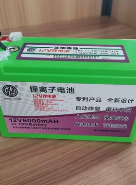 12v6000mAH足容量儿童车专用锂电池