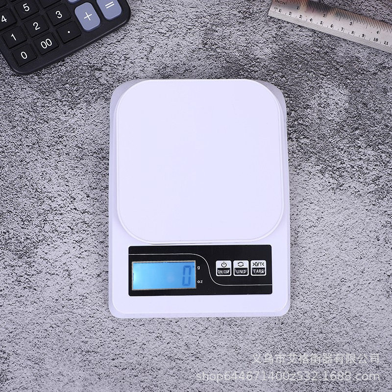 电子称5kg1g家用厨房秤食物迷你克秤拉丝秤面秤不锈钢 电子秤