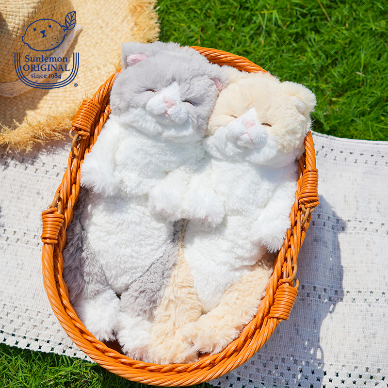 sunlemon瞌睡猫柔软仿真猫咪玩偶