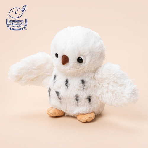 日本sunlemon仿真猫头鹰玩偶
