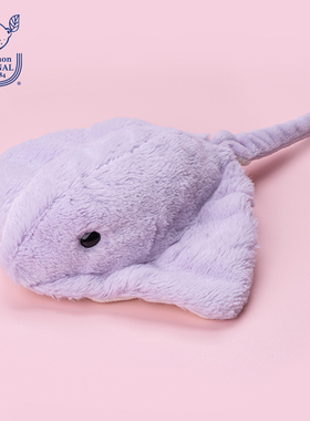 日本sunlemon仿真电鳐玩偶可爱毛绒玩具儿童生日公仔礼物娃娃女生