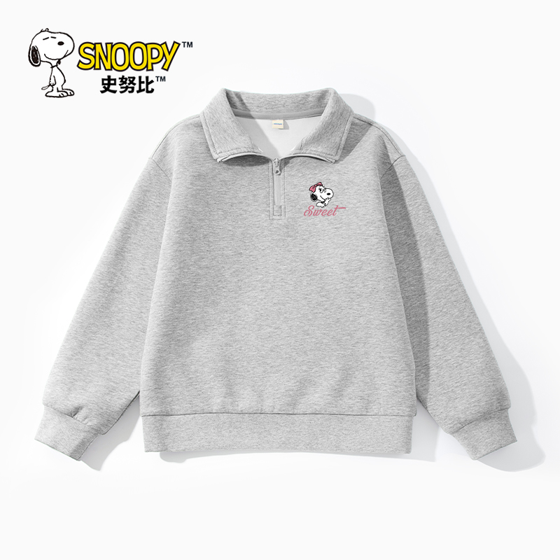 史努比女童卫衣2025新款