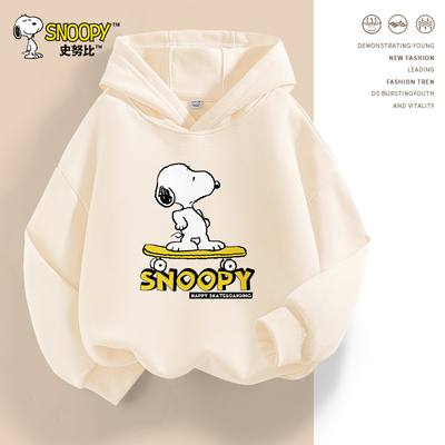 史努比男童卫衣2025新款