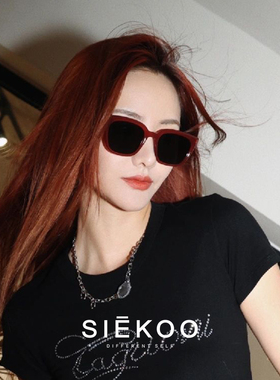 蔡徐坤同款墨镜女GM太阳镜2023新款防紫外线高级感大脸显瘦ku0004