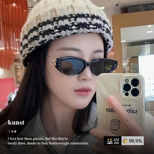 2025新款gm猫眼墨镜女复古防紫外线高级感显脸小太阳镜Kunst