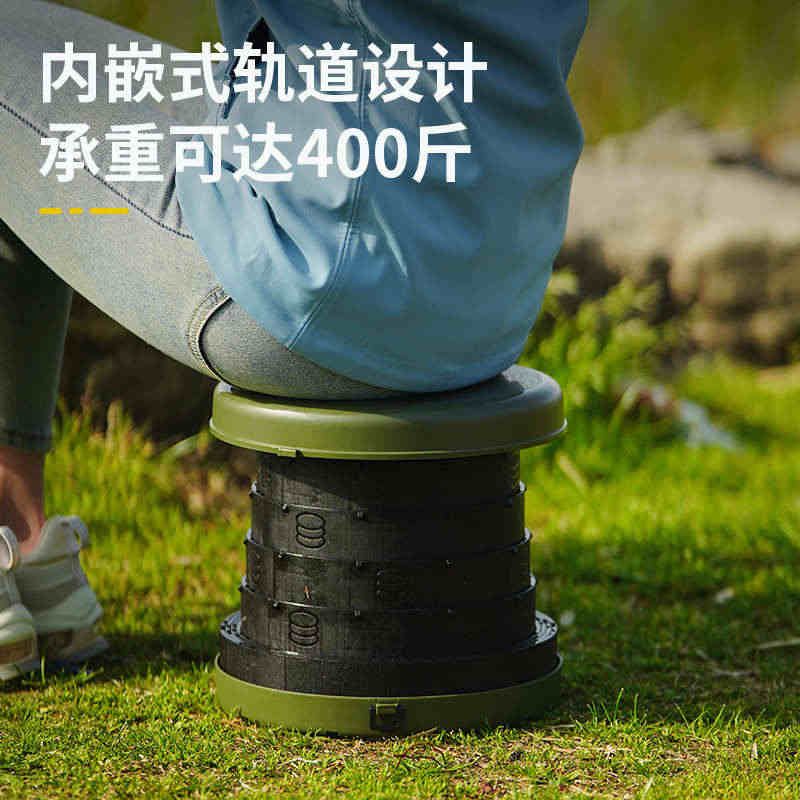 虚胖伸缩凳户外折叠椅子便携式凳子火车地铁无座神器超轻收缩马扎图片