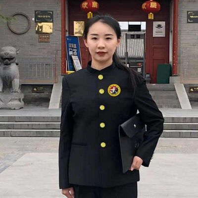 银扣版武术协会裁判服武术套路裁判员服武术扣立领长袖上衣男女款