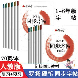 一笔好字小学生同步练字帖 2023人教版 一二三四五六年级罗杨字帖钢笔硬笔书法写一首好字天天练小学生笔顺规范字帖小楷字帖生字词