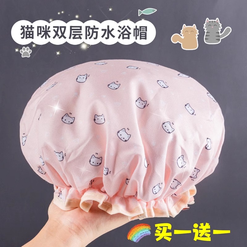 雙層浴帽防水2025新款專用干發帽