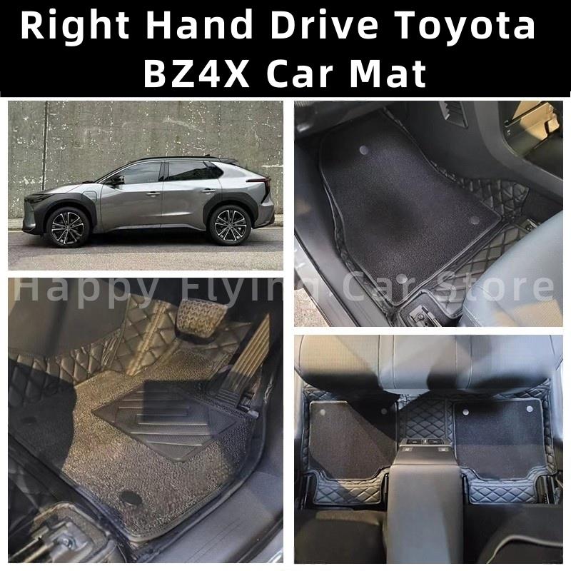 适用于右舵港版新加坡Toyota BZ4X汽车脚垫地毯地垫car floor mat