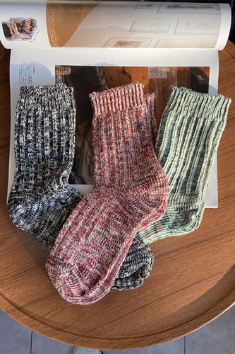 Stochastic混纱粗线袜百搭日潮