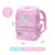 【New Product 22L| Grades 1-5] Pink Feather Unicorn Comes with Pencil Case + Rain Cover + Coin Purse