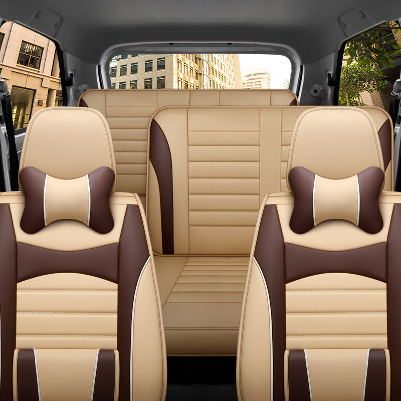 22款新五菱宏光V座套全包围荣光S皮革七座长安欧诺欧尚X70A坐垫套