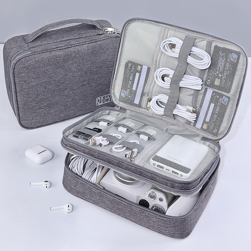 日本品质旅行耳机数码包收纳包电子整理电源充电宝多功能数据线收