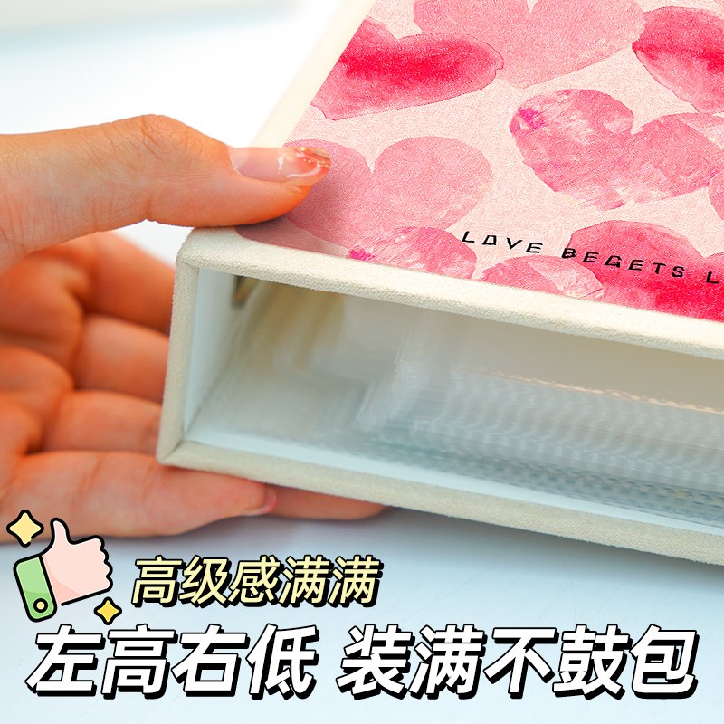 情侣相册恋爱记录册大容量5寸6寸7寸照片收纳拍立得相片影集相薄3