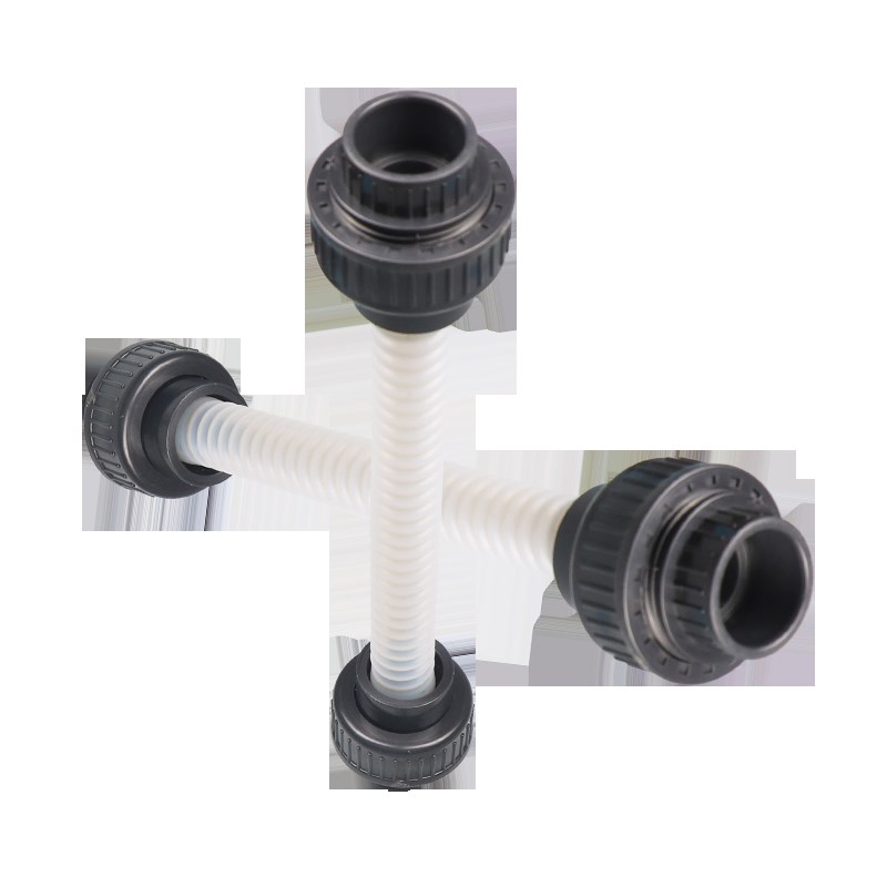 四氟软管 四氟波纹管 铁氟龙化工软管 波纹管PVC-U 活接 油任翻边