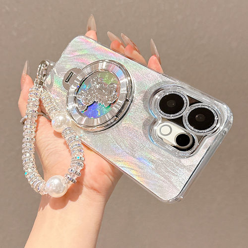 羽纱适用vivos60手机壳新款S50promini网红女款S30全包镜头膜s20外壳S19Pro旋转马支架5g防摔保护套S60带手链