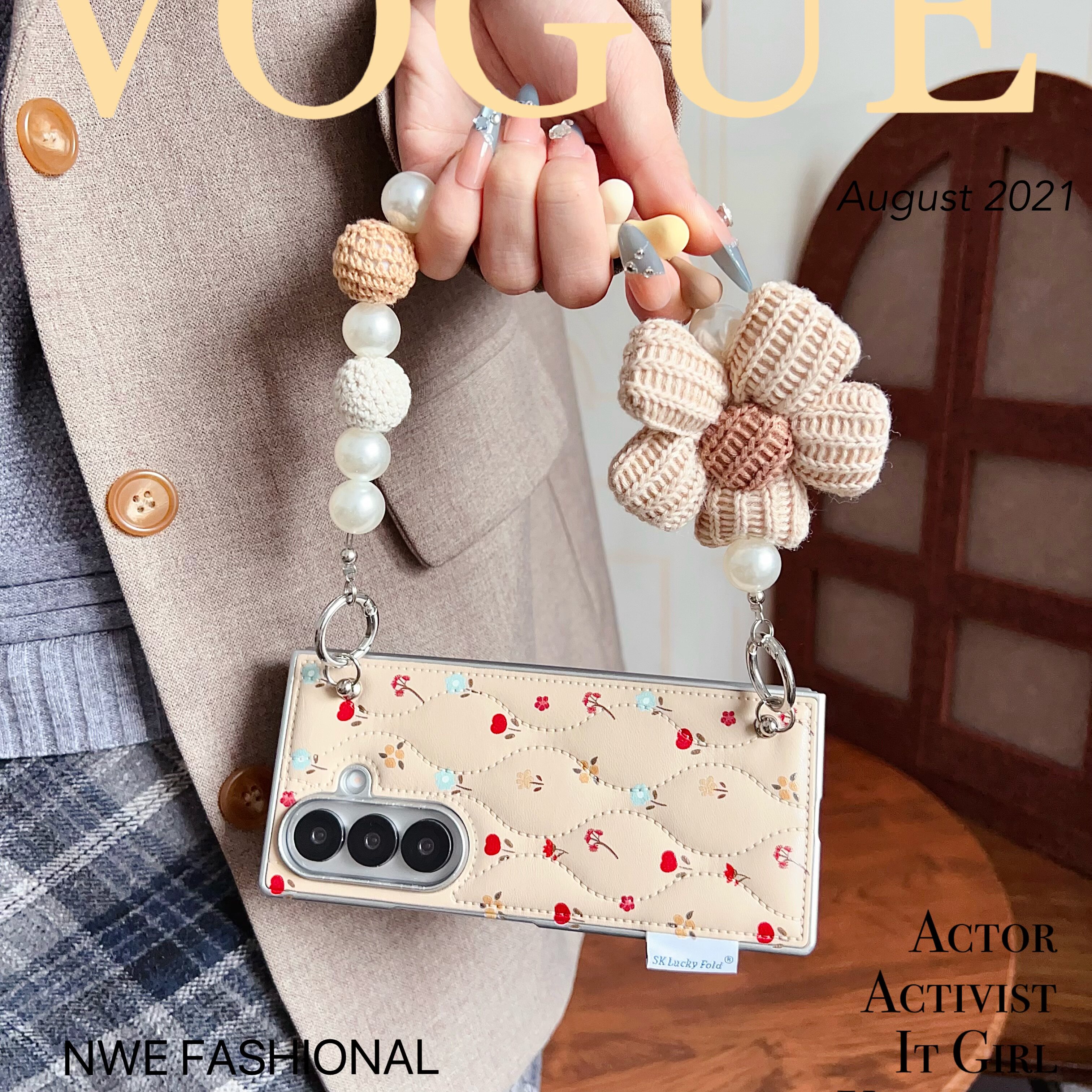 适用三星Galaxyzfold7手机壳新款zfold6小众折叠zfold5翻盖折叠屏羽绒服秋冬碎花防摔w26保护套个性创意外壳