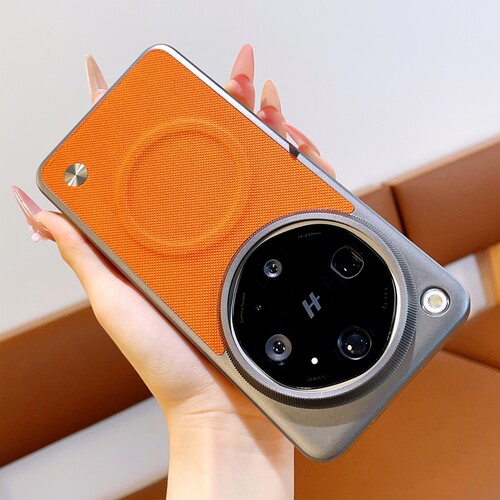 适用oppofindx9ultra手机壳新款CD纹磁吸Findx9Ultra电镀磨砂X9ULTRA全包防摔保护套素皮5g高级男女外壳简约
