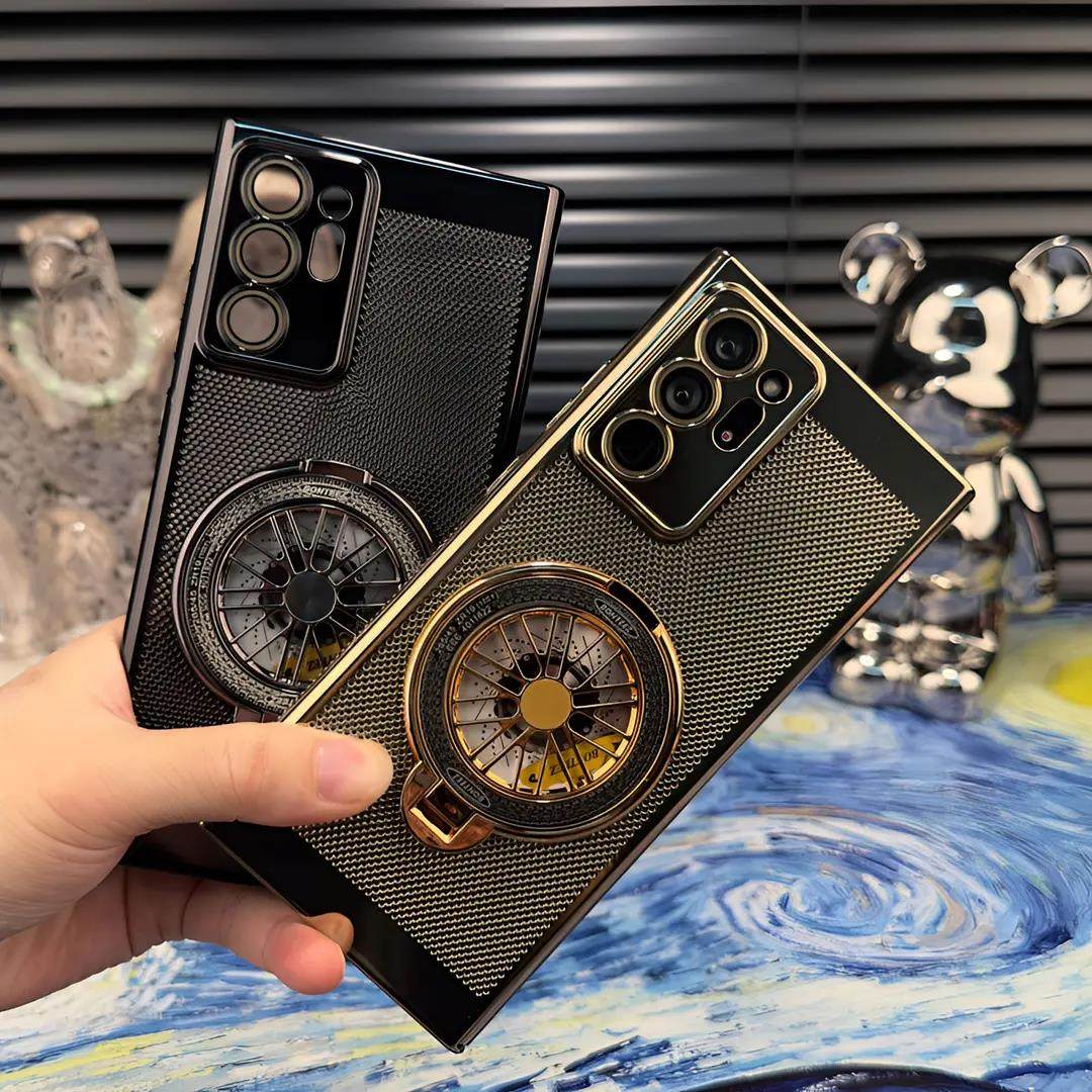 适用陀螺解压支架三星note20ultra手机壳蜂网散热新款Note20Ultra新款保护套男Galaxy手机套镜头全包超薄硬壳