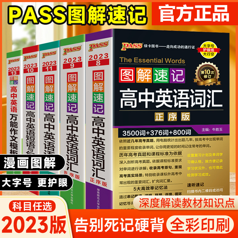 2023新版图解速记高中英语词汇乱序版正序版高考英语词汇高中3500词典总复习资料工具书高一二三英语单词3500词汇小本pass绿卡图书_鑫迪致源图书专营店_书籍/杂志/报纸-第4张图片-提都小院