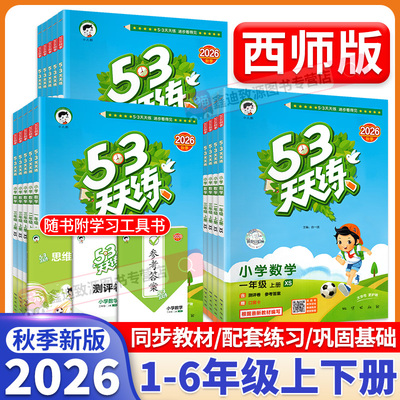 重庆发货！西师版数学53天天练