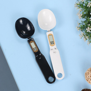 迷你电子秤家用厨房量勺秤小型电子称重食物勺子秤便携克数克称