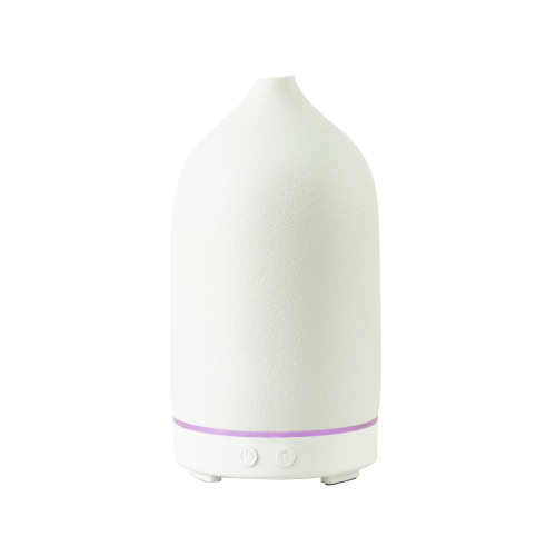 100ml创意陶瓷短嘴加湿器七彩黑白色陶瓷香薰机 超声波精油扩散器