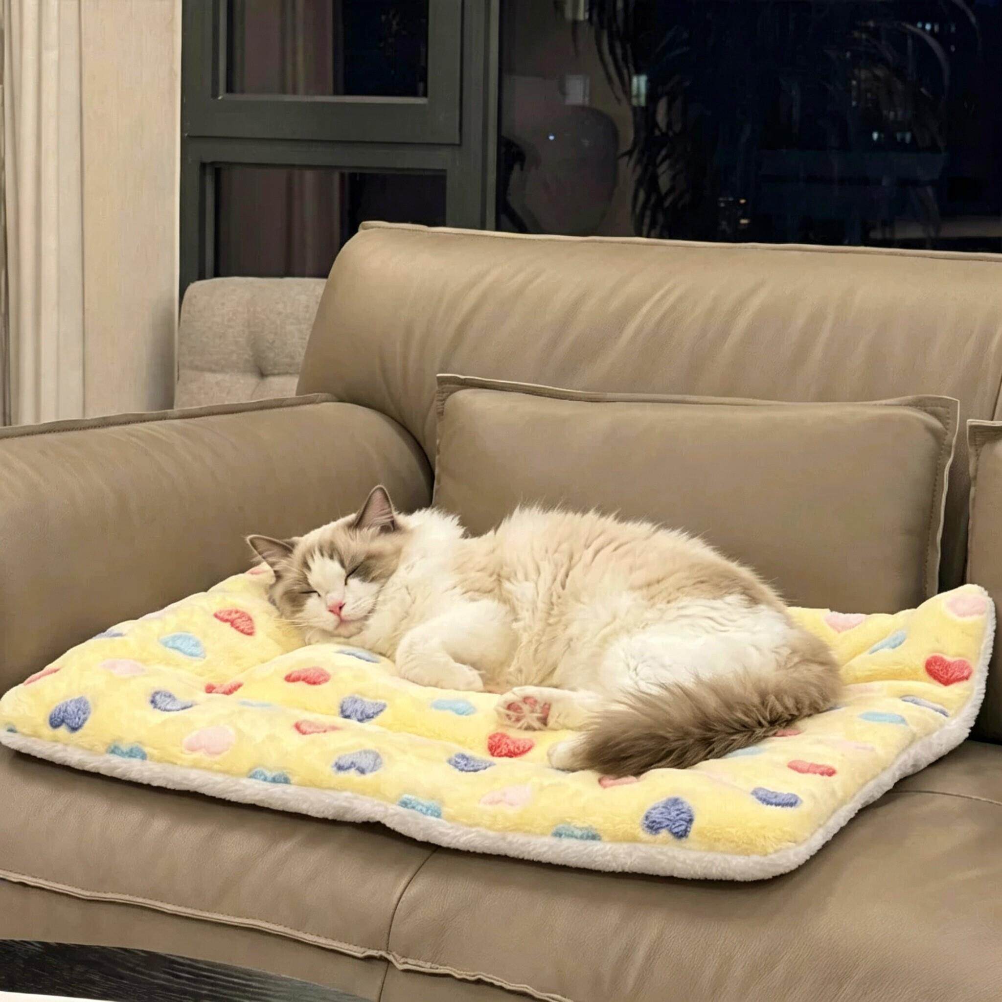 猫咪狗狗垫子宠物地垫猫狗窝睡垫冬加厚睡觉专用床垫毛毯2026新款