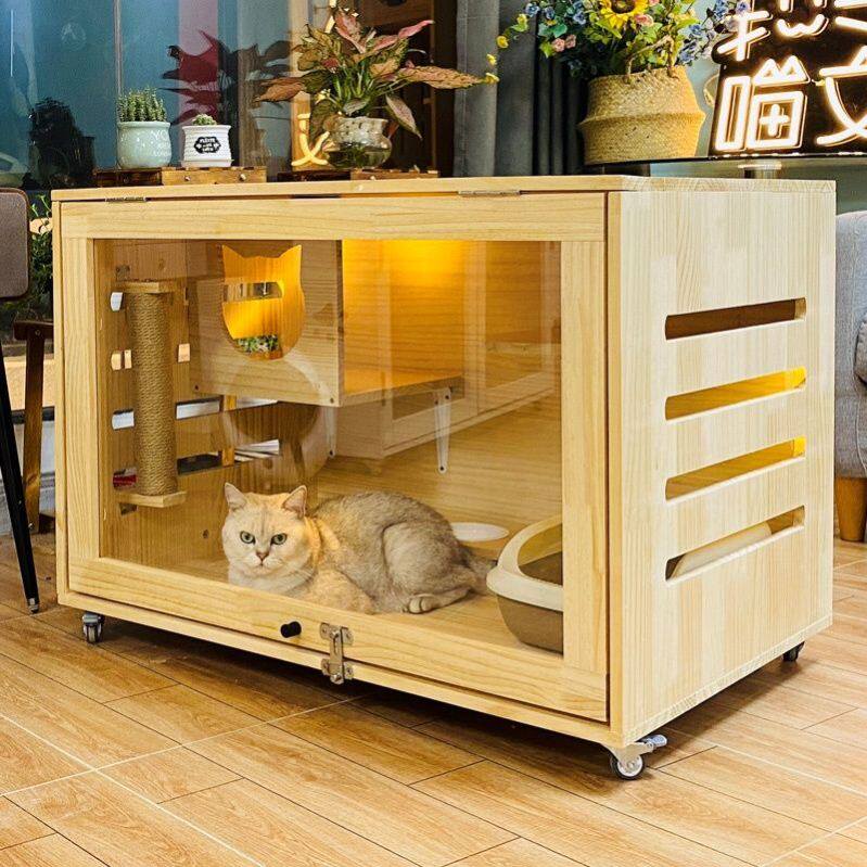 电视柜猫别墅猫舍猫窝猫笼具猫展示柜猫繁育笼猫一体宠物笼清仓