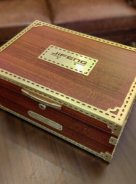 GRUS雪茄盒天然雪松木雪茄保湿盒大容量醇化雪茄收藏盒雪茄木盒