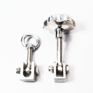 不锈钢304吊环活接紧扣件螺母套装压力人孔螺栓锁梅花手轮镜面