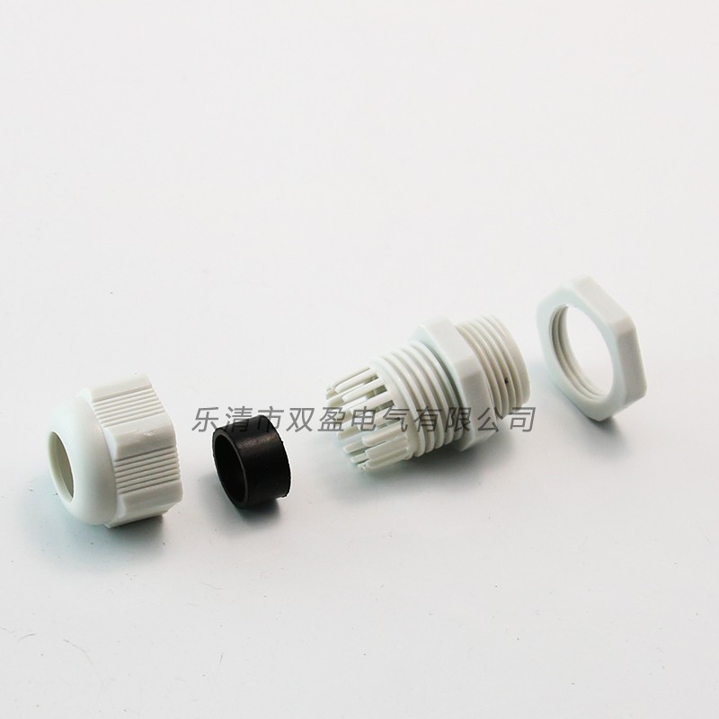 螺旋电缆固定头尼龙接头防水接头PG7/9/11/13.5/16/19/21Y/36/42