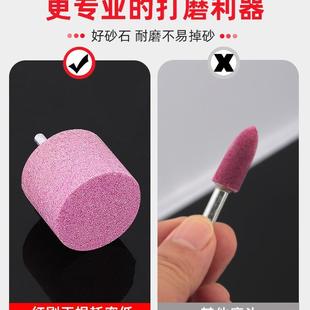 火石仔红刚玉小砂轮磨头6mm金刚石沙轮电钻磨机内磨头金属打磨头