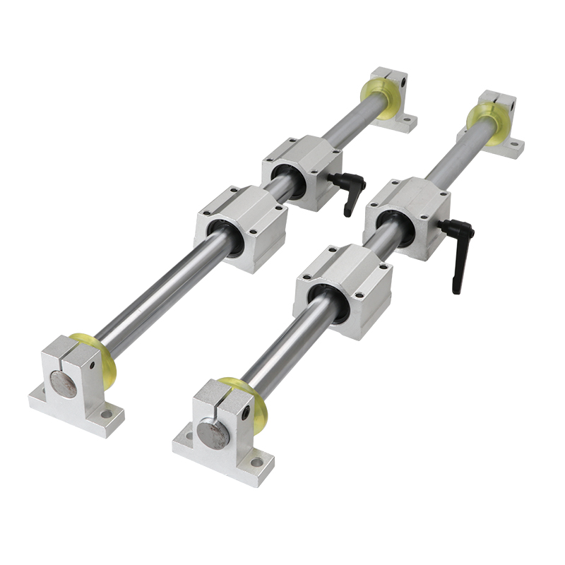 直线光轴导轨滑道精密滑台实心硬轴滑杆木工推台锯轨道滑轨滑块