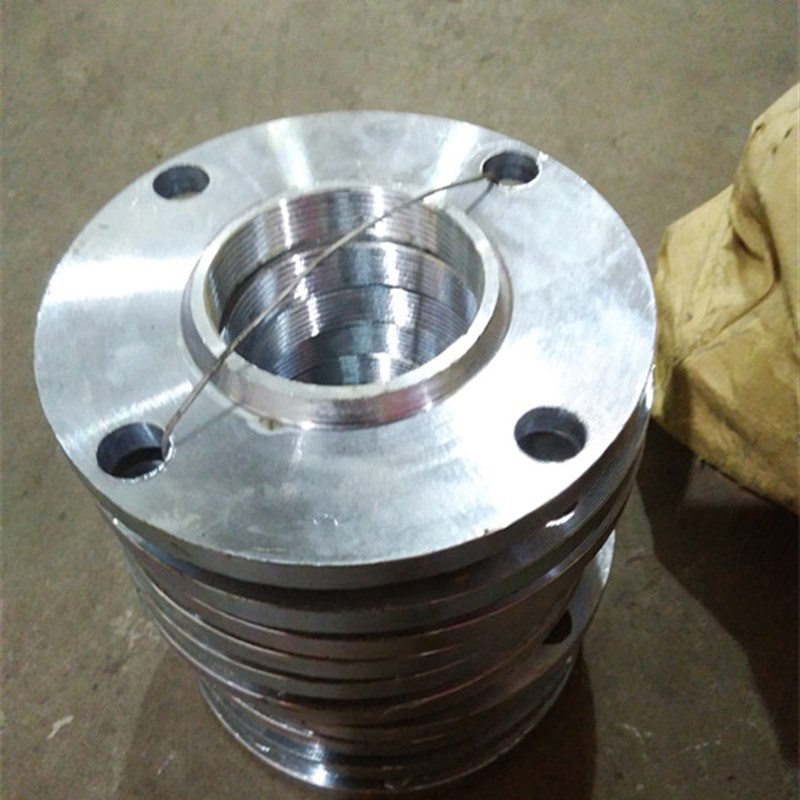 镀锌丝扣法兰片DN25 32 4u0 50 65 80 100水泵 带牙内螺纹法兰盘