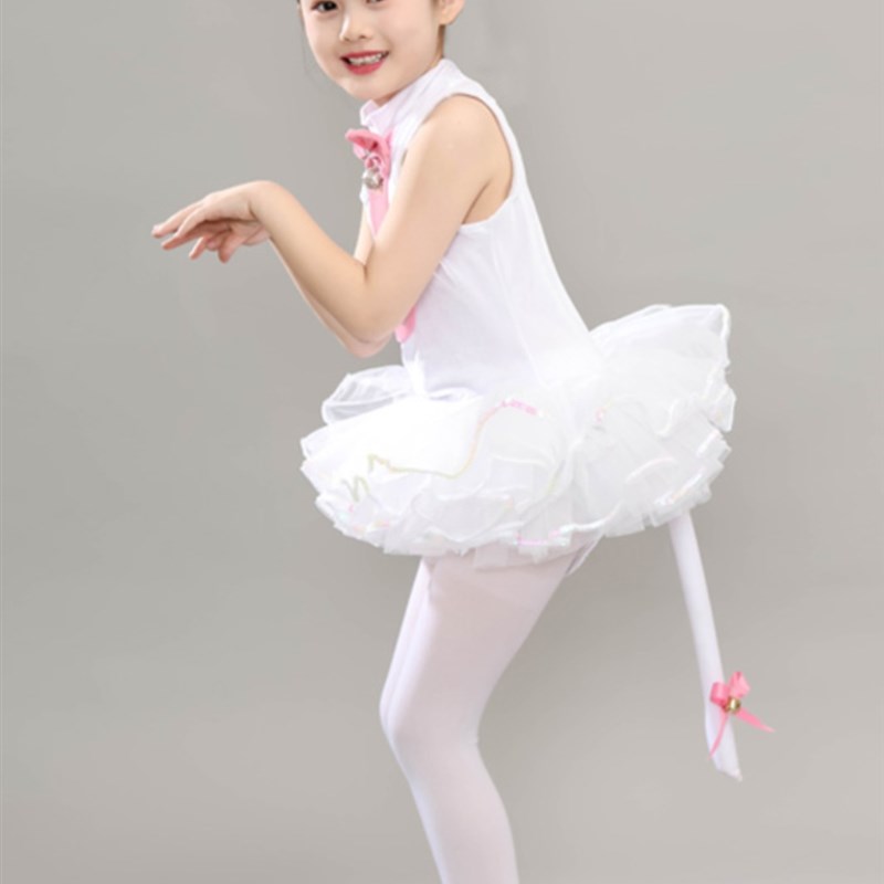 六一小猫咪幼儿园儿童动物表演服装小猫钓鱼舞蹈演出服波斯猫衣服图片