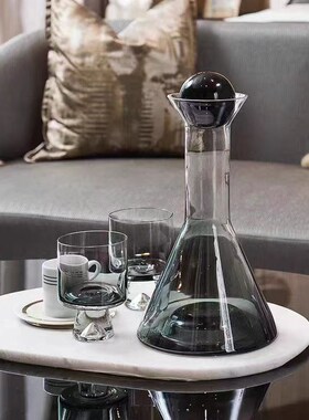 欧式酒具套装家用样板间酒柜装饰摆件餐桌葡萄酒分酒器装饰品