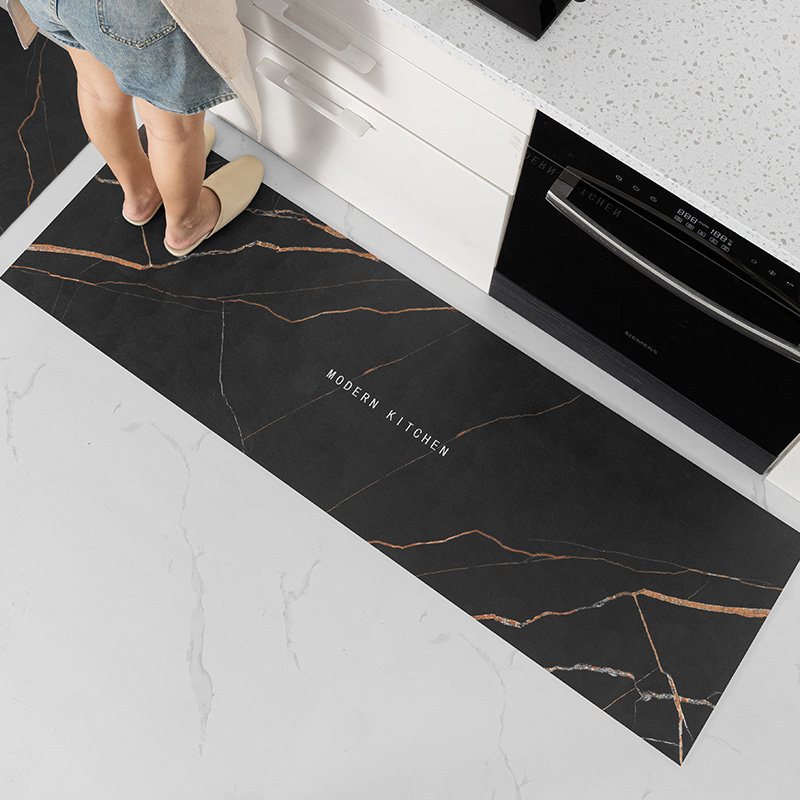 厨房硅藻泥软地垫防油免清洗家用防滑吸水脚垫耐脏防水垫子可擦洗