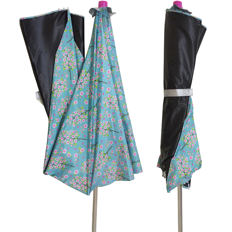 电动车遮阳伞踏板摩托车自行车三轮车雨棚蓬黑胶防晒防紫外线雨伞