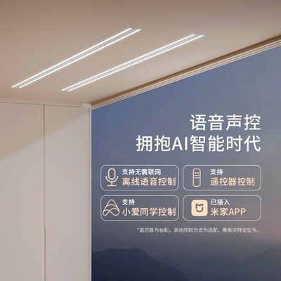 隐形电动晾衣架隐藏式阳台家用嵌入升降晾衣机已接入米家智能遥控