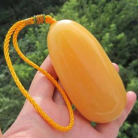 天然和田玉籽料手把件新疆戈壁玉黄玉原石籽料手玩件男女款玉石