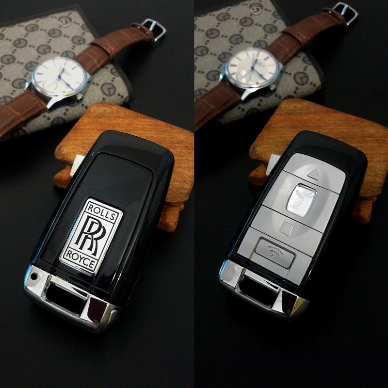 适用于劳斯莱斯车钥匙幻影古斯特魅影模型原车钥匙替换壳全新智能