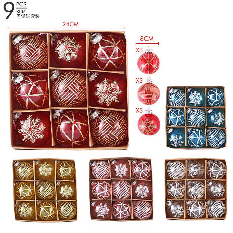 The Christmas ball is decorated for Christmas grounds圣诞球