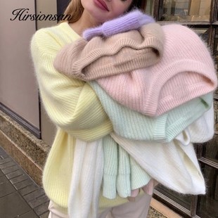 Sweater Woman Women Knitwear Sweaters Warm Knitted ladies