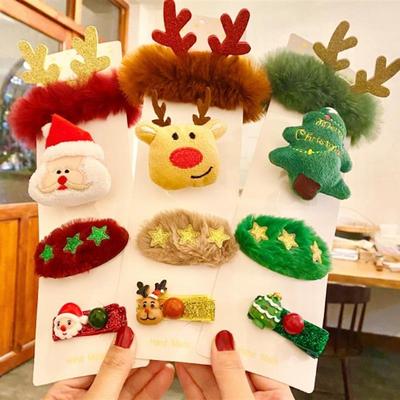 Christmas Hair Accessories Hairpin Christmas Hair Clips set