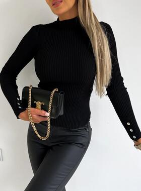 2023 long sleeve female Shirt Ladies Blouse Women Tops针织衫