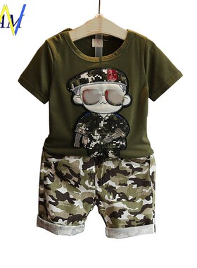 2021 Baby boy Shorts Summer Kids T Shirt for Boys Clothes