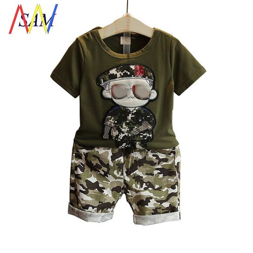 2021 Baby boy Shorts Summer Kids T Shirt for Boys Clothes